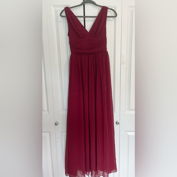 Ever Pretty Burgundy Floor Length Dress - Picture 5 of 6